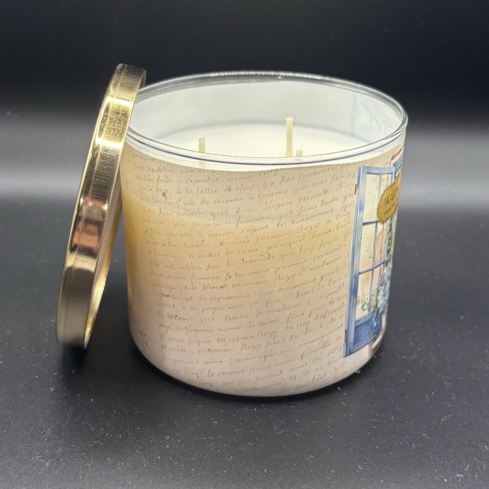 Goose Creek Warm Spring Breeze 3 wick Candle 14.5 oz Jar Water Woods Air Melon - Picture 6 of 14